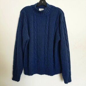 Vintage TJW Mervyns Grandpa Fisherman Knit Sweater